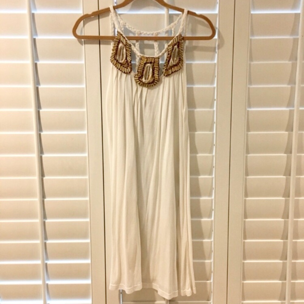 Chan Luu Gorgeous Detail White Dress